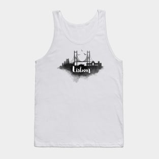 Lisbon watercolor Tank Top